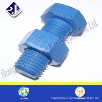 Revestido em PTFE A193 B7 Parafuso hexagonal DIN933